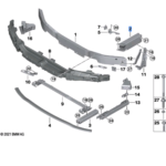 BMW 2 SERIES F44 DEFORMATION ELEMENT FRONT LEFT 51117459887
