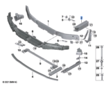 BMW 2 SERIES F44 DEFORMATION ELEMENT FRONT RIGHT 51117459888