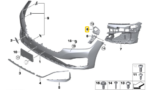 BMW 7 SERIES G12 LCI GUIDE UPPER LEFT 51117475191