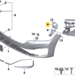 BMW 7 SERIES G12 LCI GUIDE UPPER LEFT 51117475191