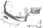 BMW 7 SERIES G12 LCI GUIDE UPPER RIGHT 51117475192