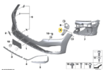 BMW 7 SERIES G12 LCI GUIDE PIN BOTTOM LEFT 51117475193