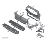 BMW 2 SERIES G42 AIR DUCT RADIATOR 51118497282-T