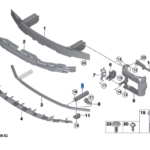 BMW 4 SERIES G26 G26 LCI i3 35L CRASH BOX LEFT 51118738943
