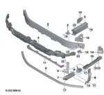 BMW X1 SERIES U11 BUMPER SUPPORT FRONT 51119879155-D