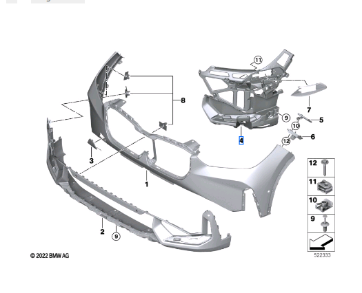 Bmw X1 Series U11 Mount Left 51119883583 Bmw X1 Series U11 Mount Left 51119883583