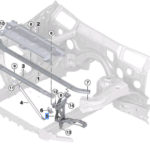 BMW X3 G01 X3 G01 LCI X3 G08 X3 G08 LCI X3 F97 X3 F97 LCI X4 G02 X4 G02 LCI X4 F98 X4 F98 LCI BRACKET FOR HEADLIGHT ARM LEFT 51647400113