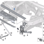 BMW X5 SERIES G05 G05 LCI G18 G18 LCI F95 F95 LCI X6 SERIES G06 G06 LCI F96 F96 LCI X7 SERIES G07 G07 LCI RADIATOR SUPPORT UP 51647421704