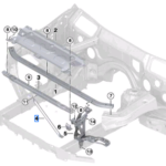 BMW X3 SERIES G01 SUPPORT FRONT PANEL LEFT 51647421989