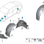 BMW 3 SERIES G20 COVER WHEEL ARCH REAR SECTION FRONT RIGHT 51717340928