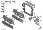 BMW X3 SERIES G45 AIR DUCT TOP 51745A3C824-D