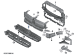 BMW 2 SERIES G42 AIR DUCT WITH AIR FLAP CONTROL BOTTOM 51745A44A44-T