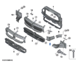 BMW 3 SERIES G20 FRONT RIGHT BRAKE AIR DUCT 51747422278