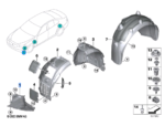 BMW 7 SERIES G12 COVER BOTTOM LEFT 51758080061