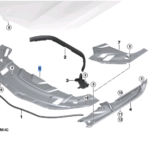 BMW 7 SERIES G11 G12 COVER OF CENTRE ENGINE COMPARTMENT 51767384707