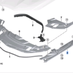 BMW 7 SERIES G11 LCI G12 LCI FRONT FENDER TRIM RIGHT 51767475290