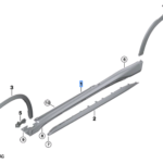 BMW X1 SERIES U12 SIDE SILL TRIM PANEL PRIMED RIGHT 51778465824
