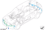 BMW X3 SERIES G01 LCI SET OF CABLE FRON BUMPER 61125A20978
