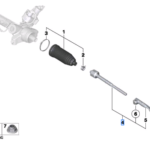 BMW 3 SERIES G20 LEFT TIE ROD 32105A451A9-C