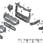 BMW 2 SERIES F44 AIR DUCT FRAME 51745A48F42