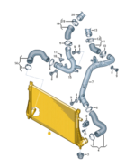 AUDI A3 CHARGE AIR COOLER 5Q0145803AD