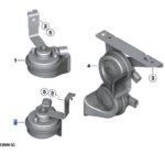 BMW 3 SERIES F30 HORN HIGH PITCH 61337342945-T