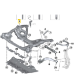 BMW 5 SERIES G30 FRONT AXLE SUPPORT 31106861106-C