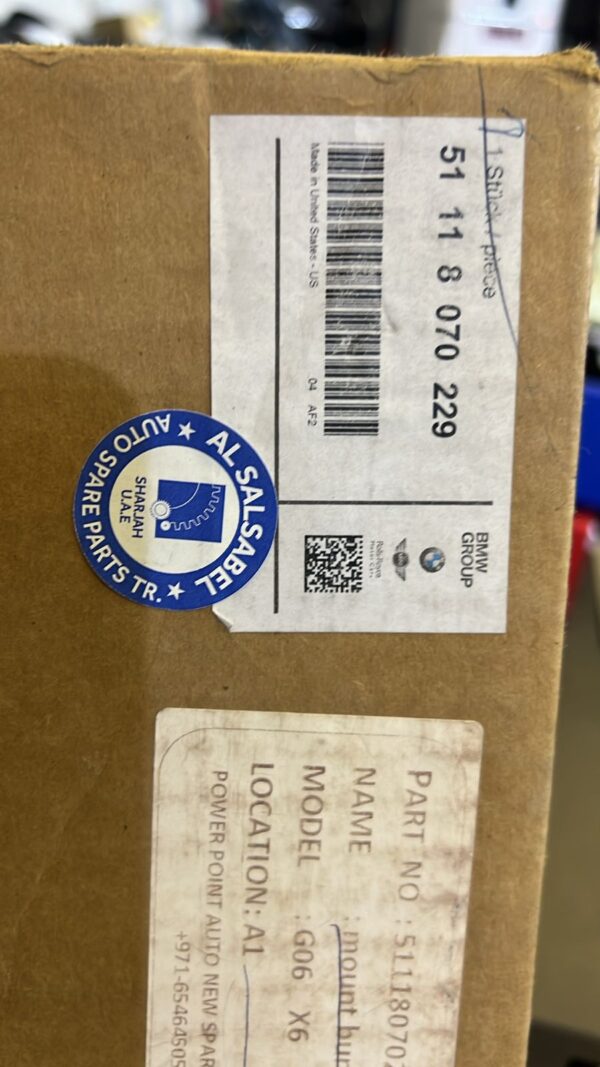 Bmw Mount Bumper Front 51118070229