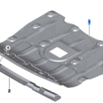 BMW X5 SERIES G05 ENGINE COMPARTMENT SHIELDING FRONT 51487468803-C