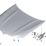 BMW X3 SERIES G01 HOOD 41002459937