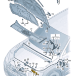 AUDI Q5 LID LOCK FRONT 80A823509-D