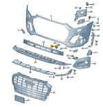 AUDI Q5 SUPPORT ULTRA SOUND SENSOR LEFT 80A919261E-D