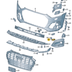 AUDI Q5 SUPPORT ULTRA SOUND SENSOR RIGHT 80A919268F-D