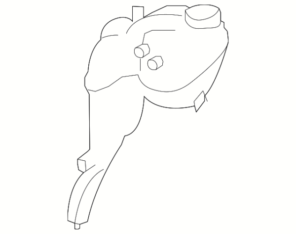 Mercedes Benz Expansion Tank 2215000349