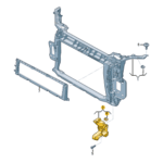 AUDI Q3 MOUNTING FOR MAIN BEAM HEADL LEFT 83A805607A-T