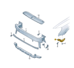 AUDI Q3 GUIDE SECTION LEFT 83A807183-T