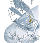 AUDI Q3 LID HINGE LEFT 83A823301-T