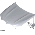 BMW X3 SERIES G01 BONNET 41008499153