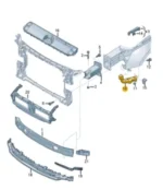 AUDI A4 GUIDE SECTION LEFT 8W0807283