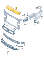 AUDI A5 BUMPER COVER 8W6807081B-D