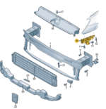 AUDI A3 GUIDE SECTION LEFT 8Y0807183A-D