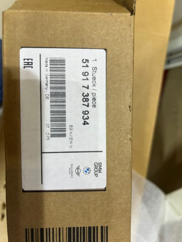 Bmw 5 Series G30 F90 M5 Fill In Flap 51917387934 Genuine