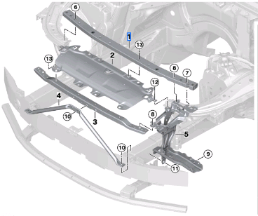 BMW 5 SERIES G60 CONNECTION TOP REAR 51649464023