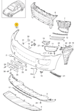 PORSCHE CAYENNE TRIM 95850521752