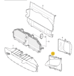 PORSCHE CAYENNE AIR GUIDE LEFT 95850533530-D