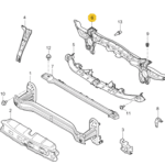 PORSCHE CAYENNE ASSEMBLY FRAME UPPER 95850559402-D