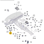 PORSCHE PANAMERA SWITCH FOR ELECTRIC WINDOW REGULATOR EXTERIOR MIRROR 971959858C