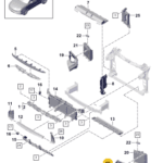 PORSCHE CAYENNE AIR GUIDE LEFT 9Y0117335A-T