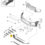 PORSCHE CAYENNE FRONT SPOILER 9Y0807061-D