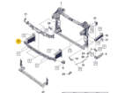 PORSCHE CAYENNE BUMPER CARRIER 9Y0807109B-T